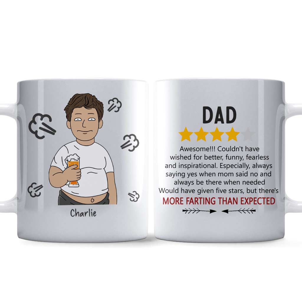 Review Dad - Personalized Father's day Mug