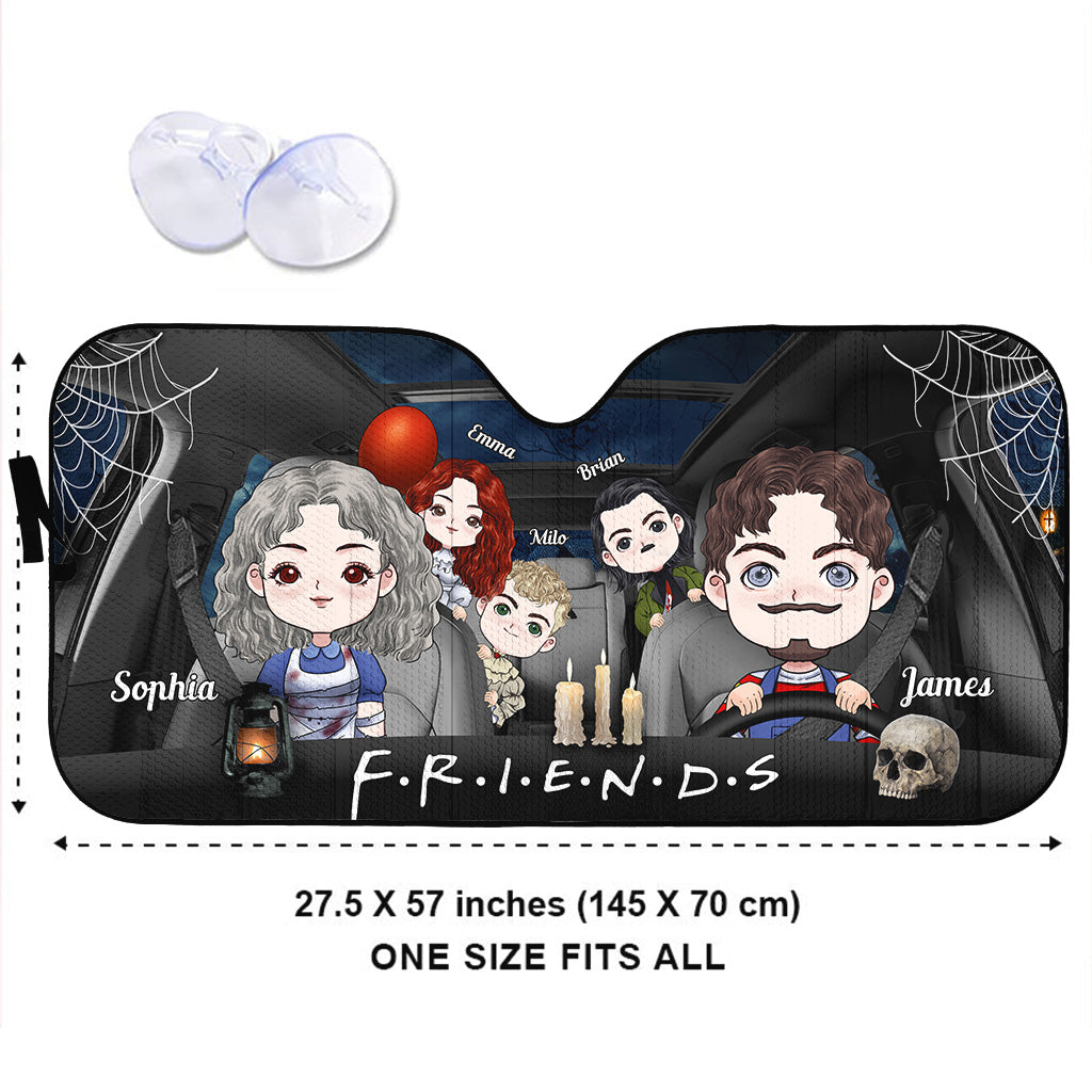Friends - Personalized Car Sunshade