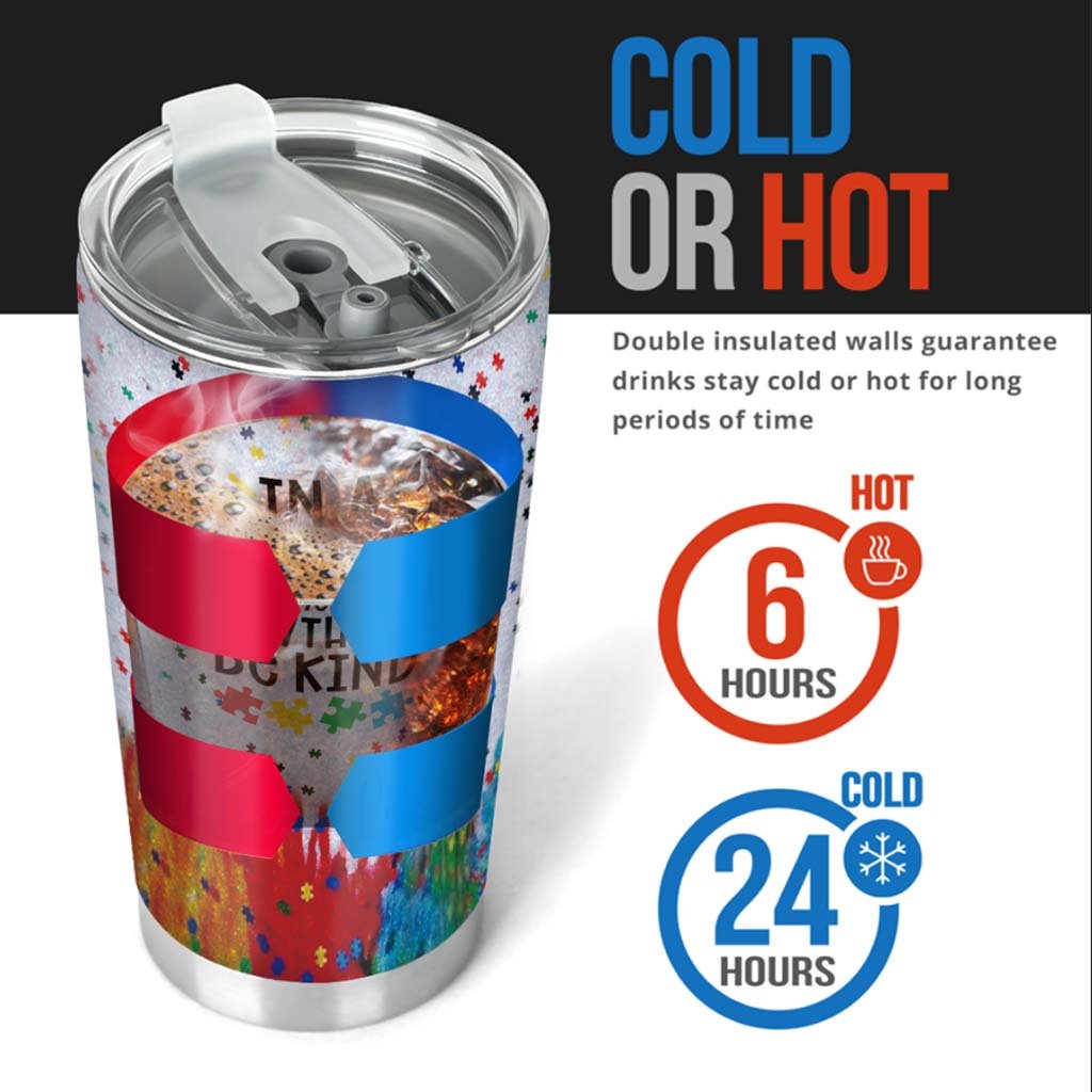 I Love Someone With Autism - Autism Awareness Tumbler 112021