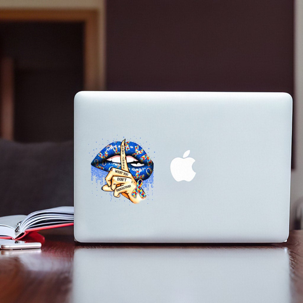 Don't Judge What You Don't Understand - Autism Awareness Decal Full 112021