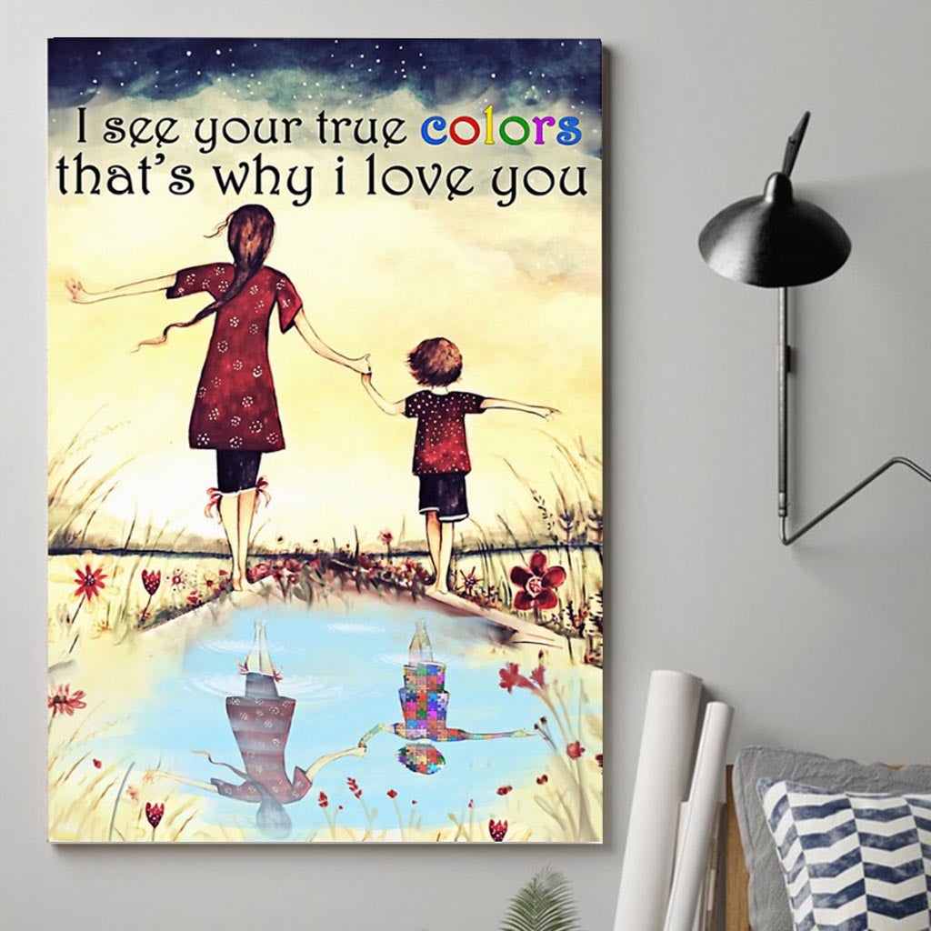 I Love Someone With Autism - Autism Awareness Poster 112021