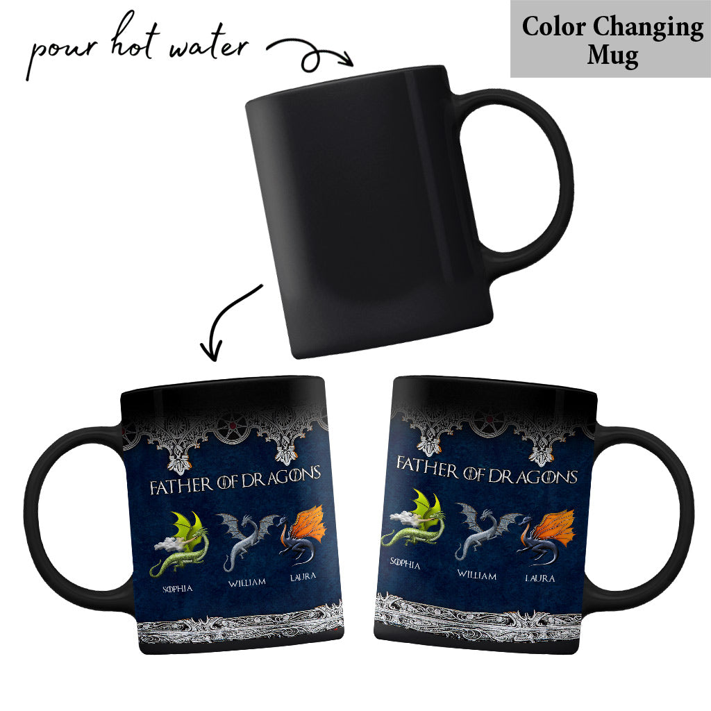 Father Of Dragons - Personalized Thrones Game Mug