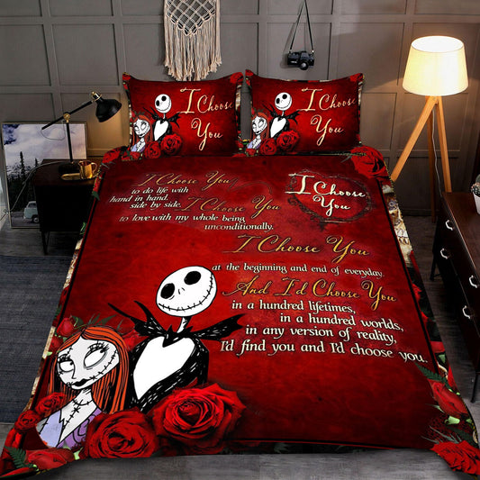 I Choose You Nightmare Bedding Set 0523