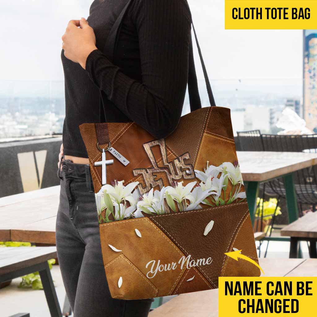Faith - Jesus Christian Personalized  Tote Bag