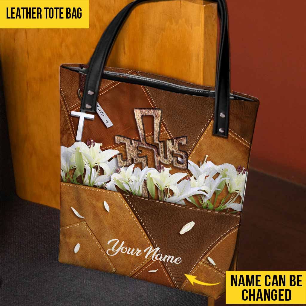 Faith - Jesus Christian Personalized  Tote Bag