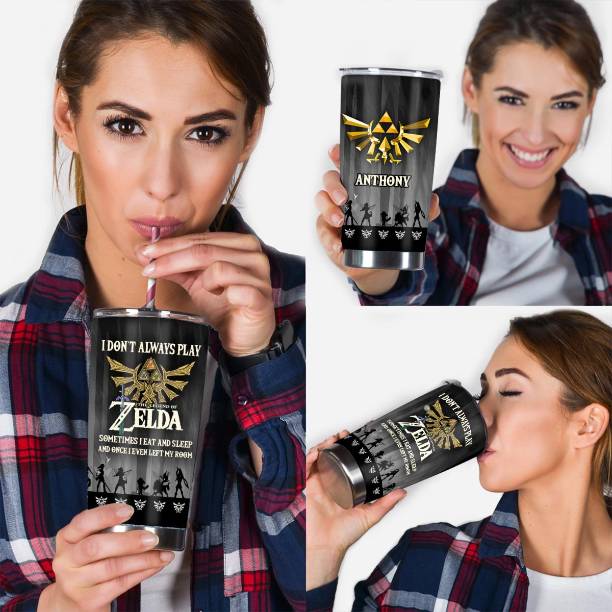 I Don't Always Play - Personalized The Hero's Legend Tumbler