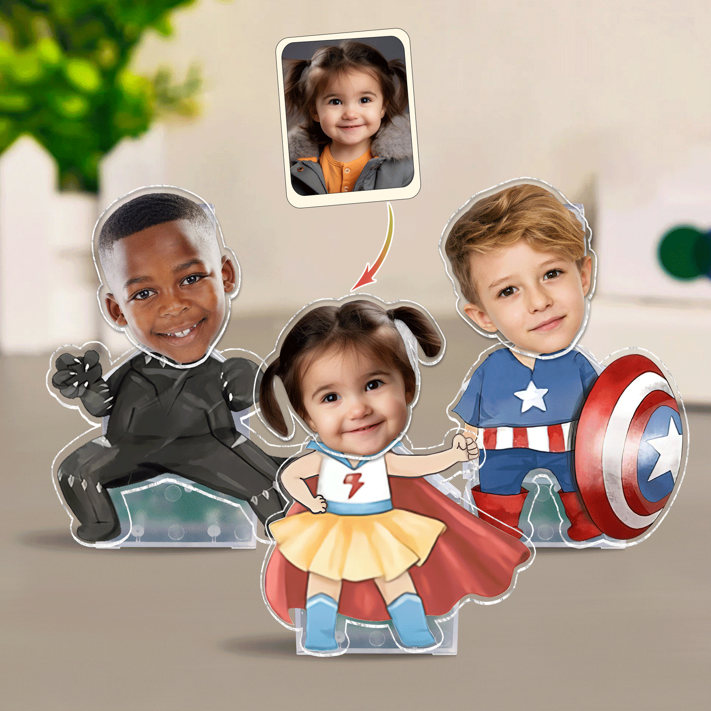 My Hero - Personalized Kid Custom Shaking Head