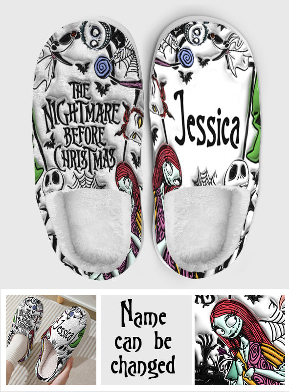 Nightmare - Personalized Nightmare Slippers