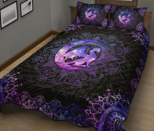 Cosmic Dragon Dragon Quilt Set 0622