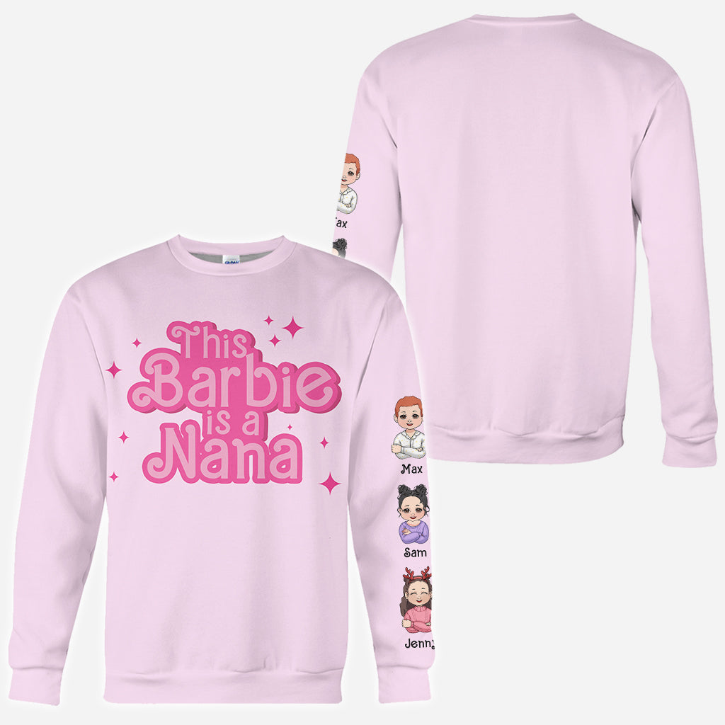 This Doll Is A Nana - Personalized Grandma All Over Shirt