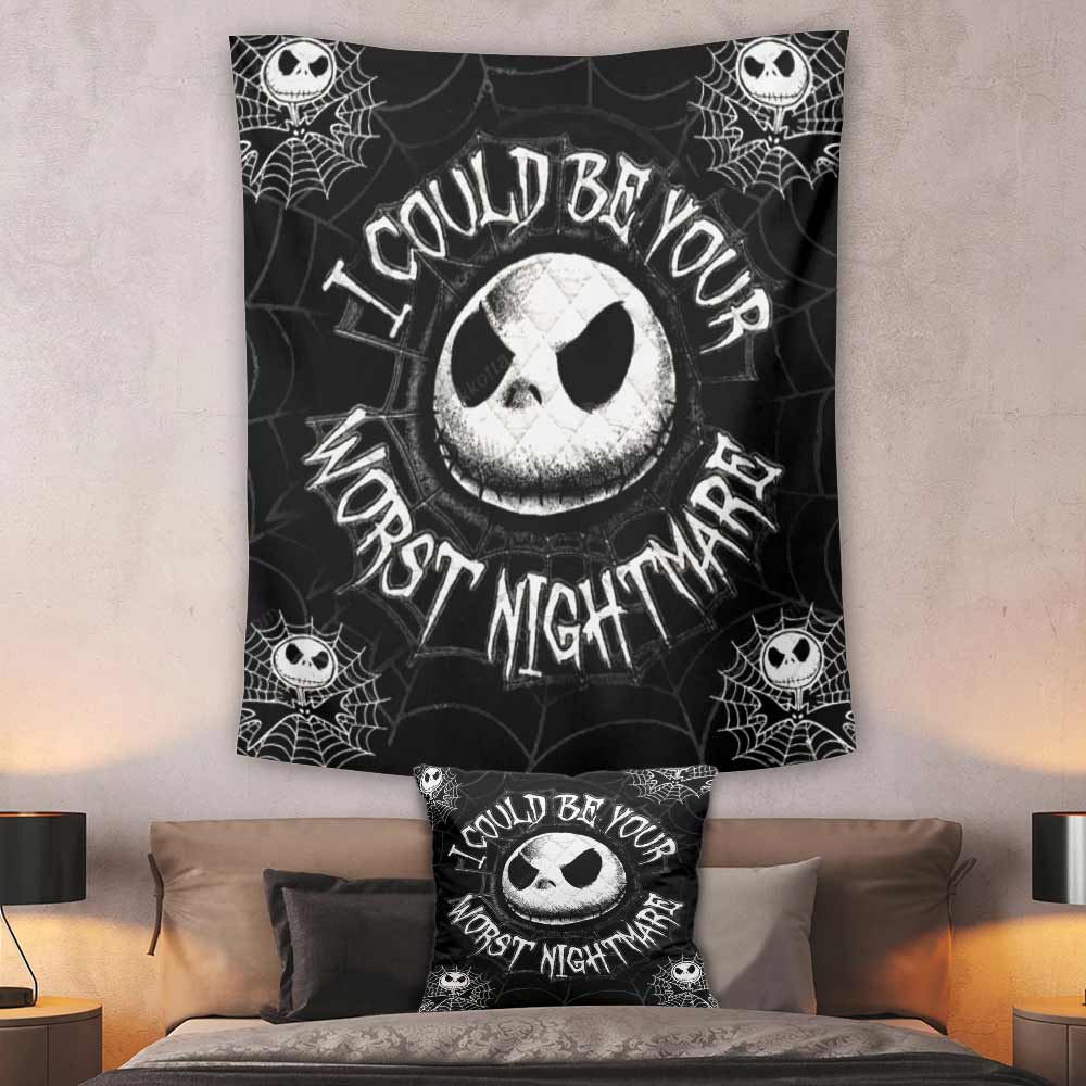 I Could Be Your Worst - Nightmare Wall Tapestry & Throw Pillow