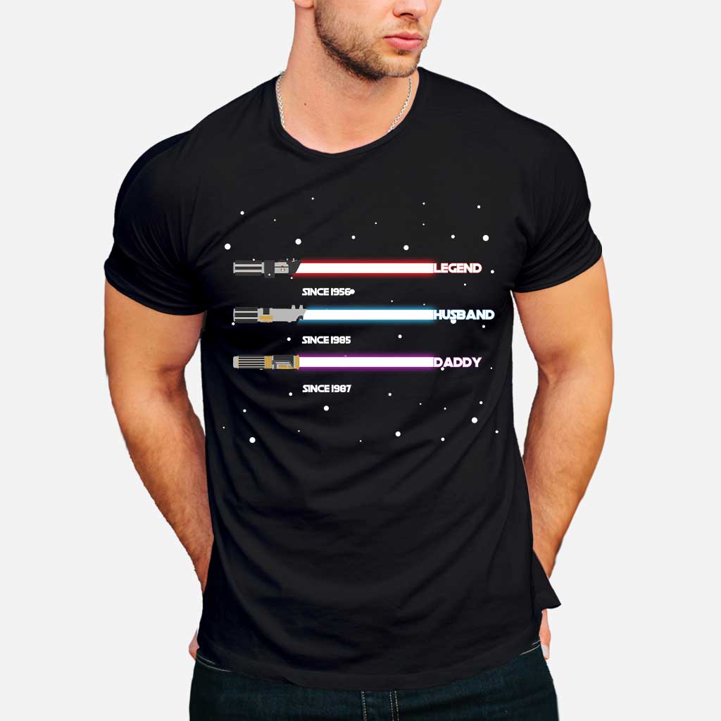 Legend Husband Daddy - Personalized Father's Day T-shirt and Hoodie