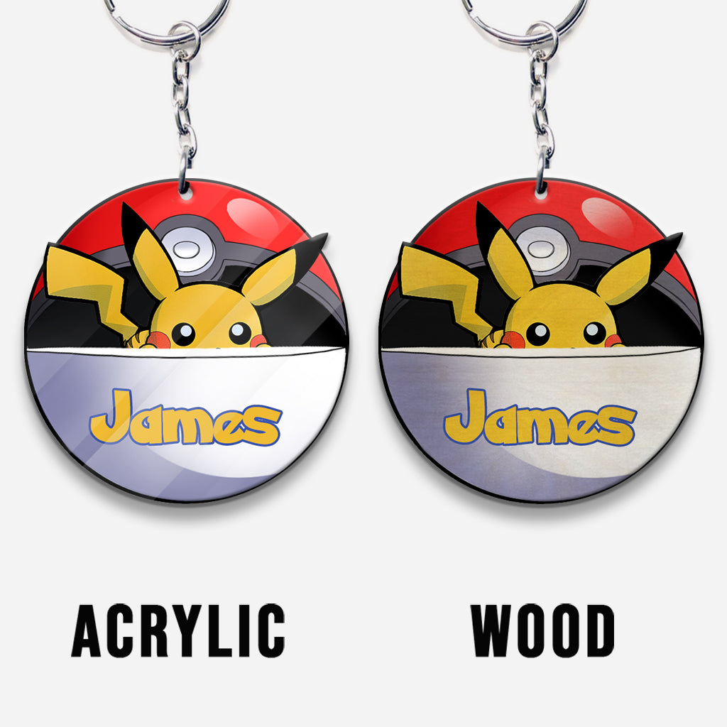 It’s Dangerous To Go Alone - Personalized Monster Trainer Keychain