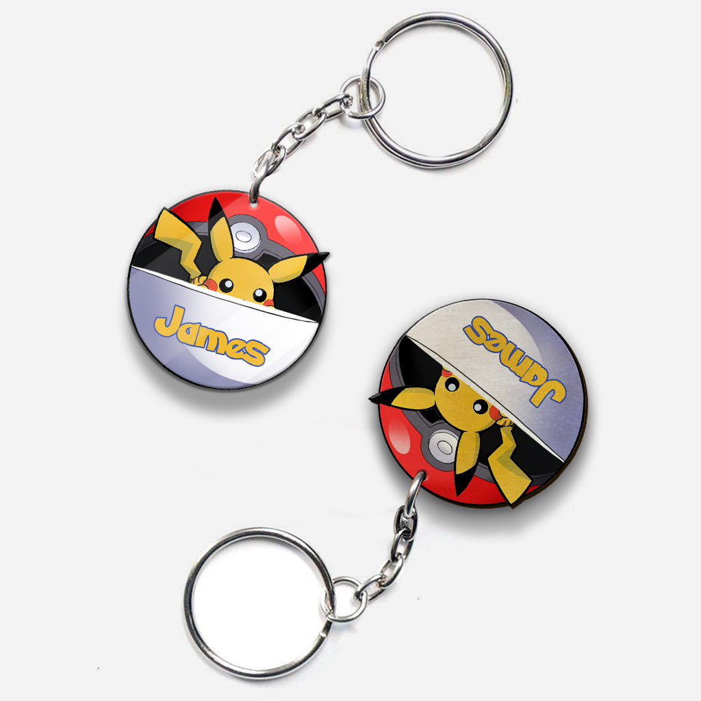 It’s Dangerous To Go Alone - Personalized Monster Trainer Keychain