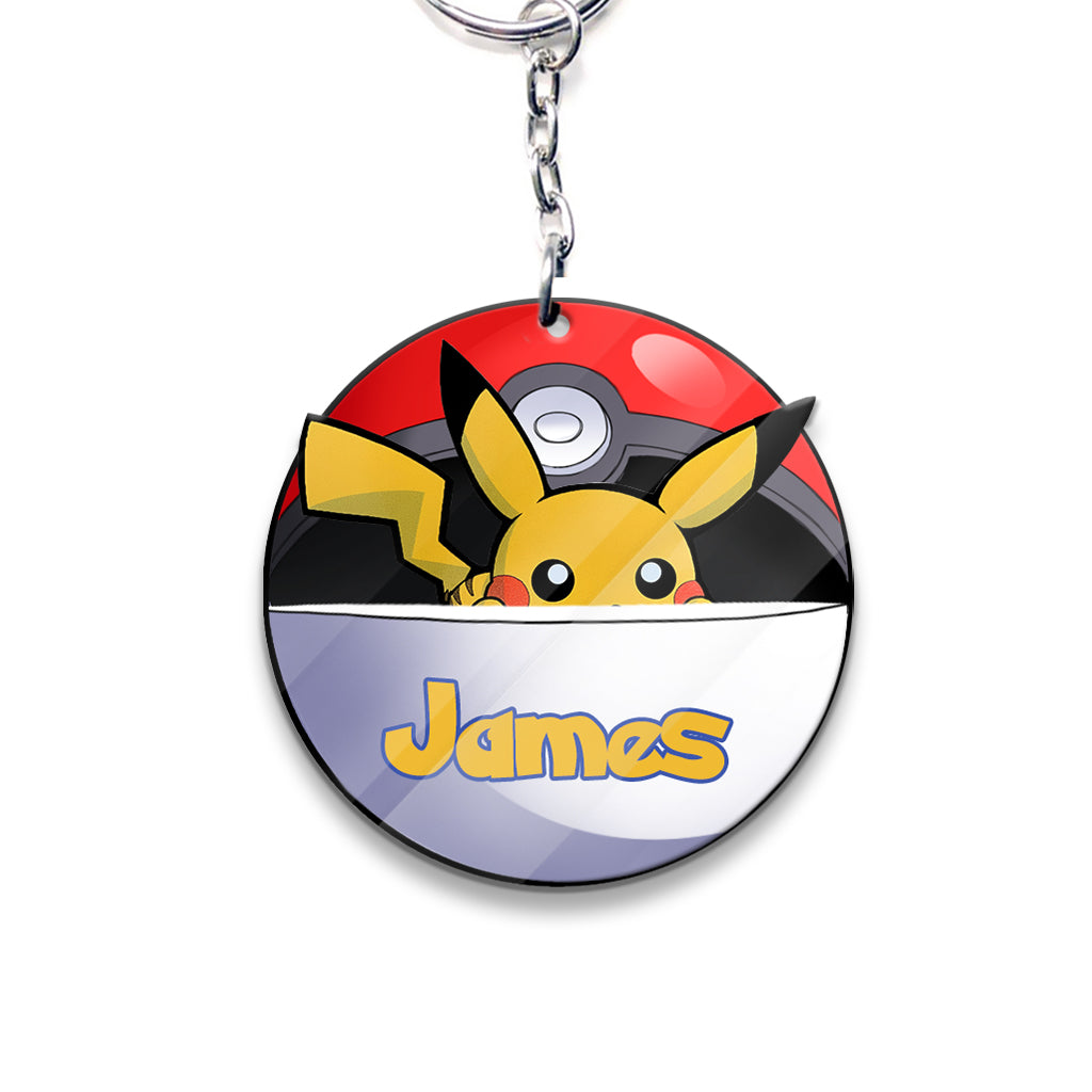 It’s Dangerous To Go Alone - Personalized Monster Trainer Keychain