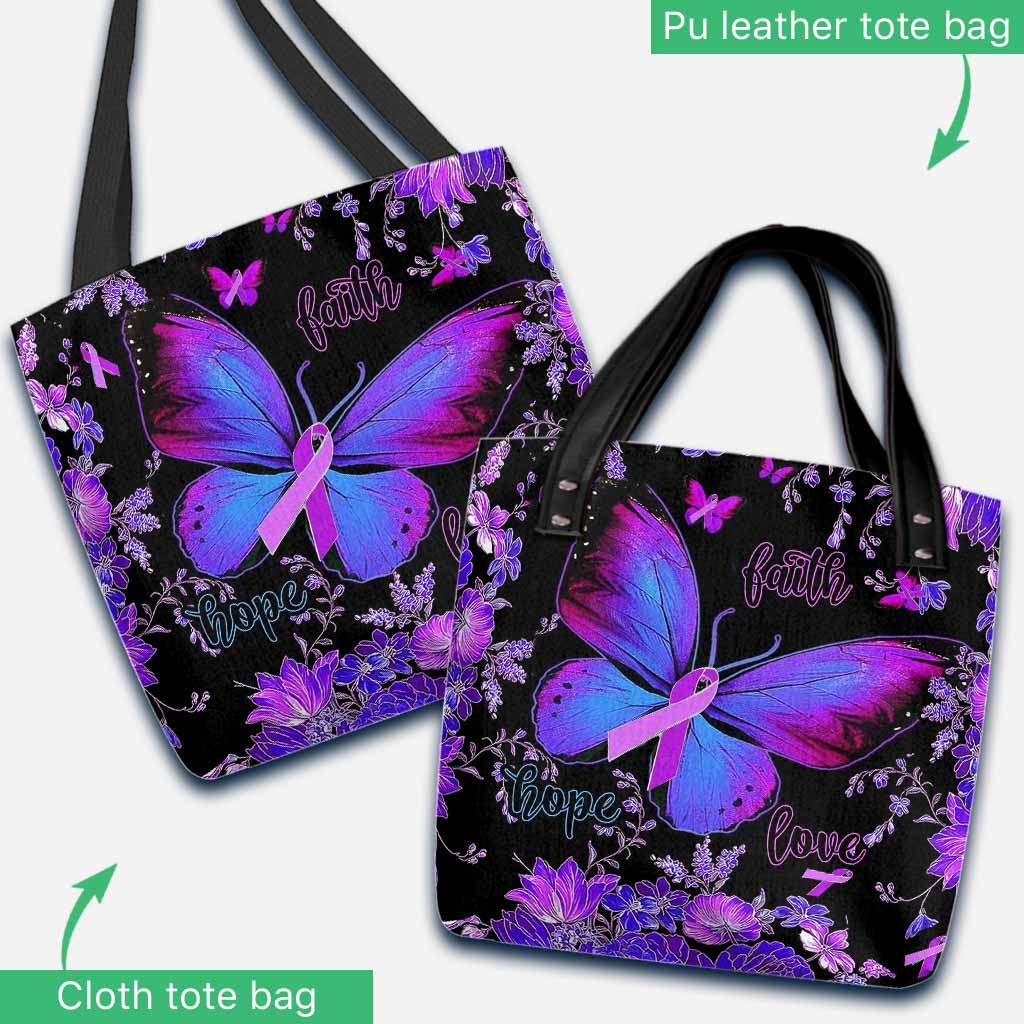 Faith Hope Love - Alzheimer Awareness Tote Bag 072021
