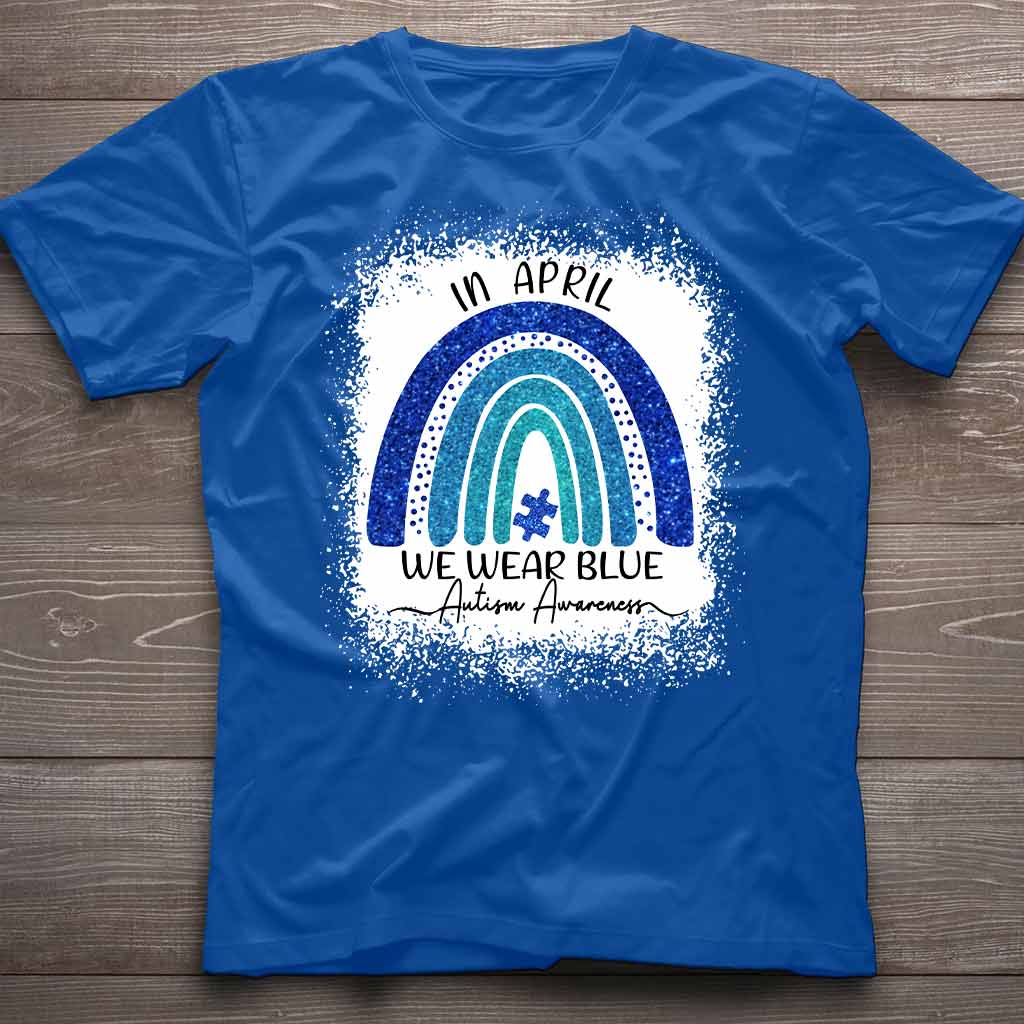 I Wear Blue - Autism Awareness T-shirt And Hoodie 062021