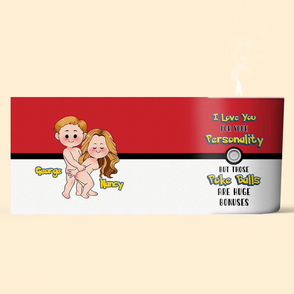 I Love You - Personalized Candle With Wooden Lid