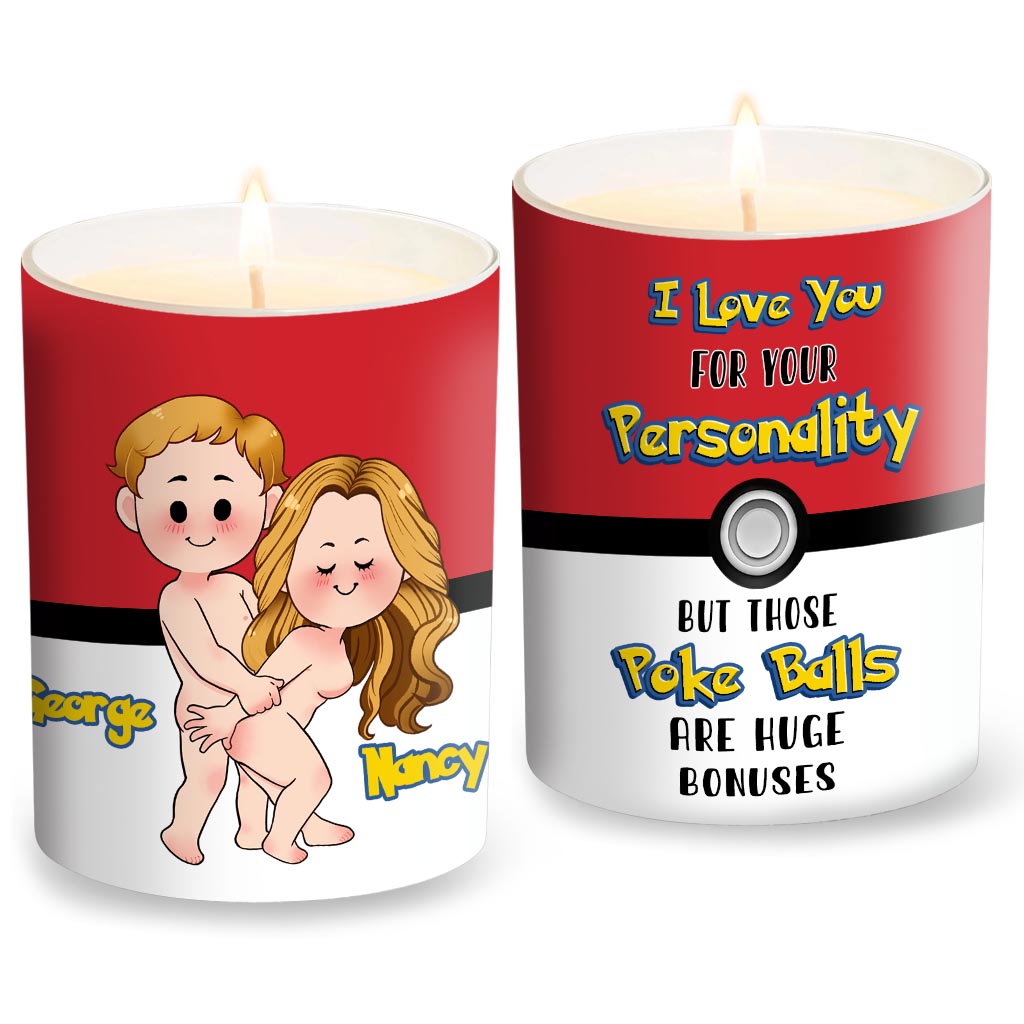 I Love You - Personalized Candle With Wooden Lid