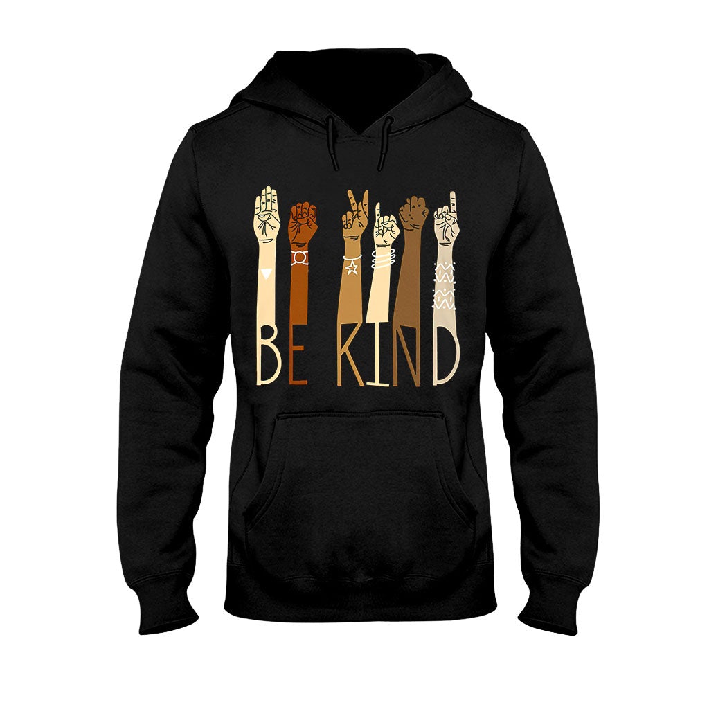Be Kind  - American Sign Language T-shirt And Hoodie 062021