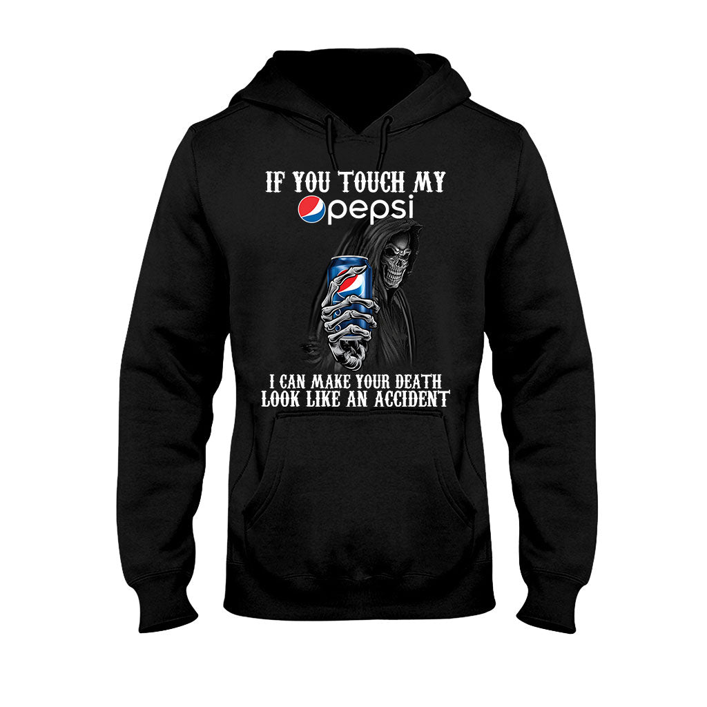 If You Touch My Blue Soft Drink T-shirt and Hoodie