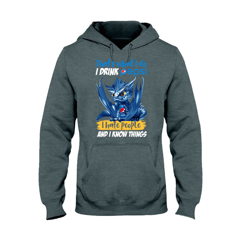 That's What I Do - Personalized Blue Soft Drink T-shirt and Hoodie