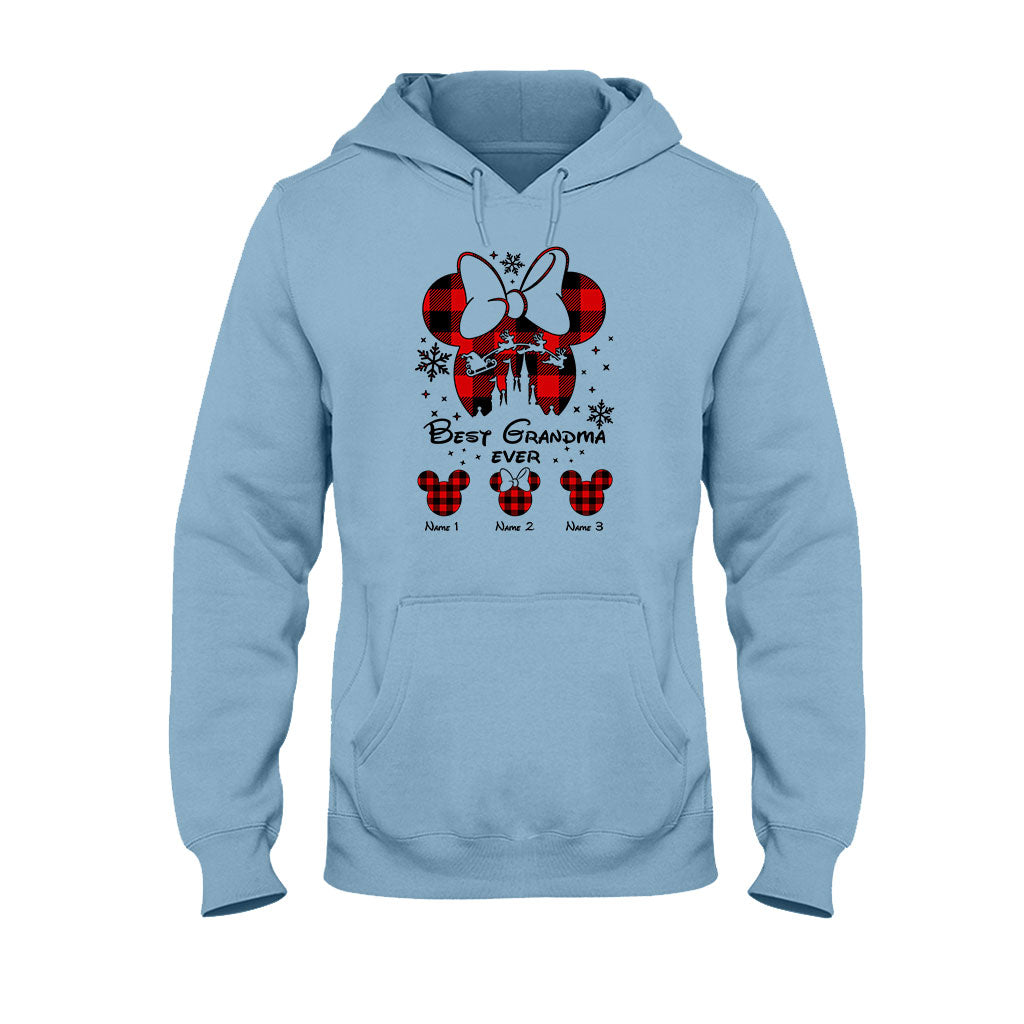 Best Grandma Ever - Personalized Christmas T-shirt and Hoodie
