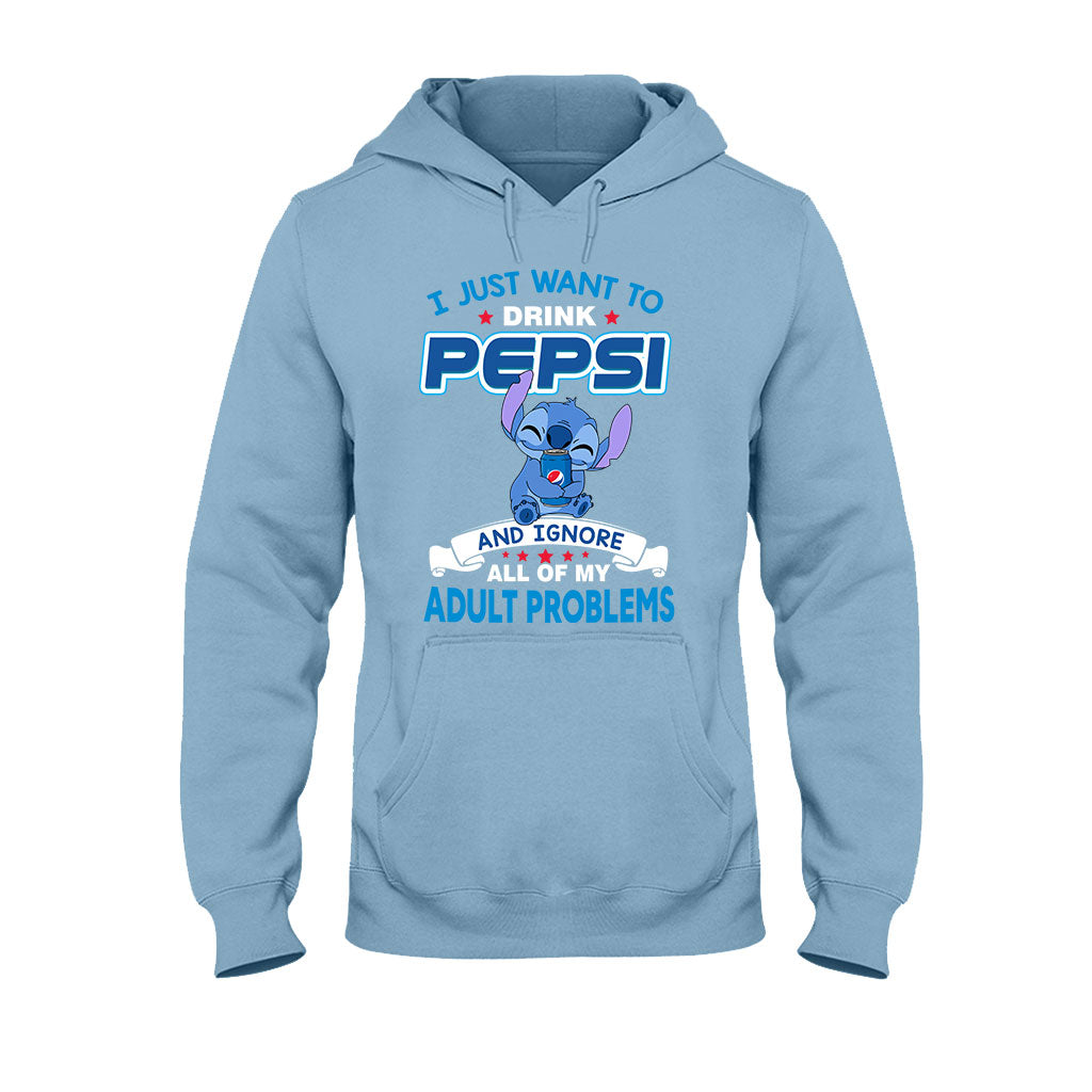 I Just Want To Drink - Blue Soft Drink T-shirt and Hoodie
