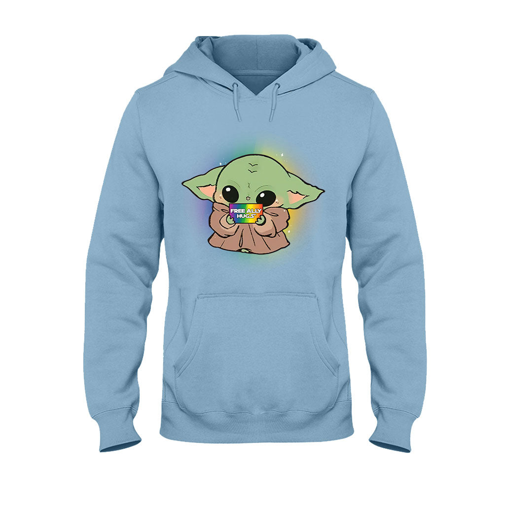 Free Ally Hugs Are - LGBT Support T-shirt and Hoodie