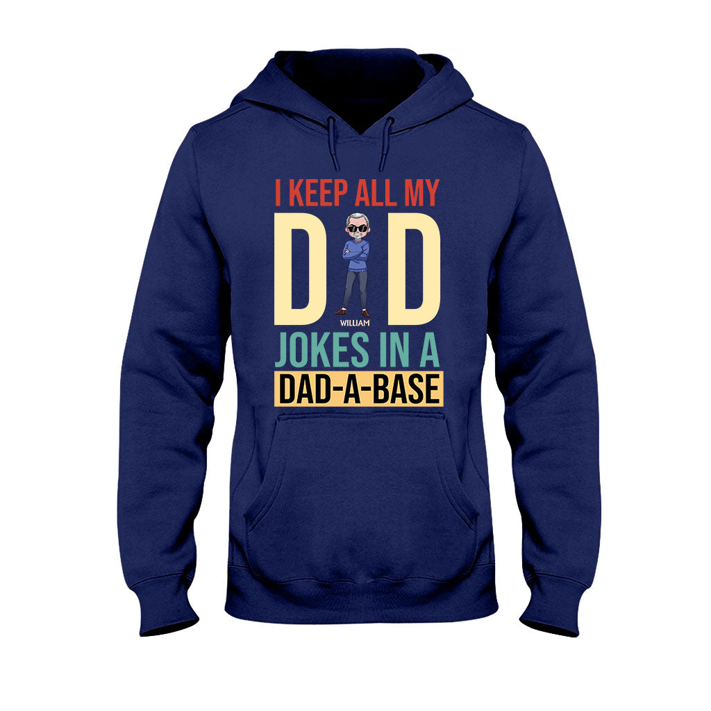 I Keep All My Dad Jokes - Personalized Father's Day T-shirt and Hoodie