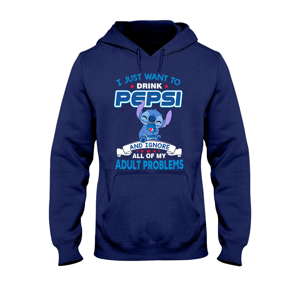 I Just Want To Drink - Blue Soft Drink T-shirt and Hoodie