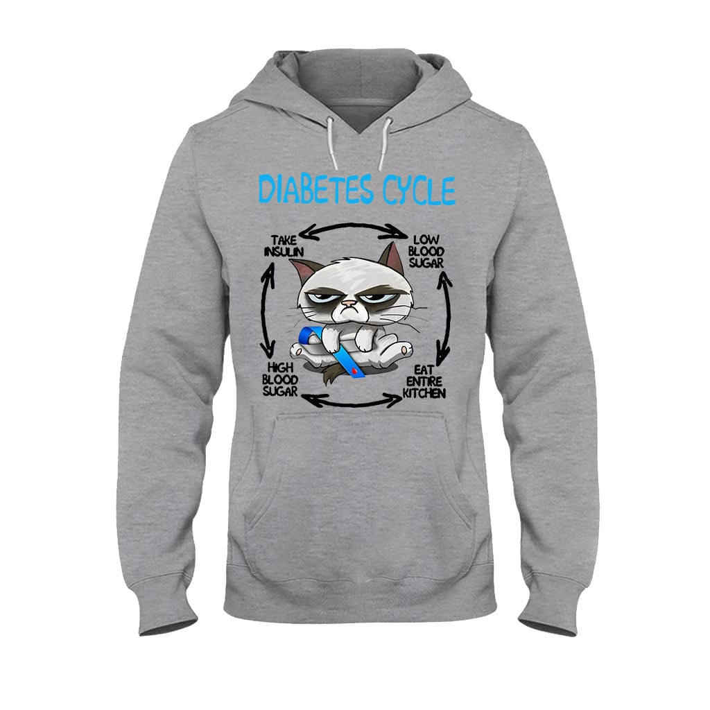 Diabetes Cycle - Diabetes Awareness T-shirt And Hoodie 082021