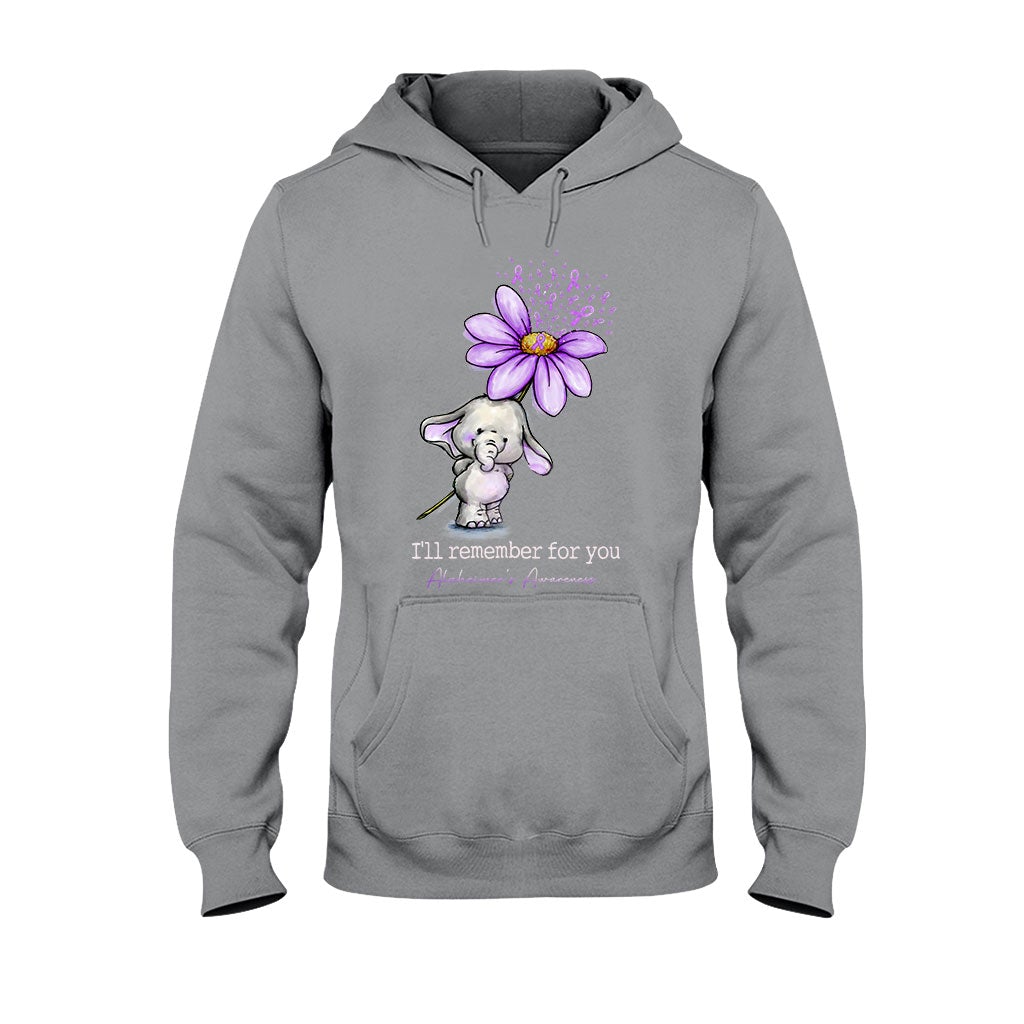 I Will Remember  - Alzheimer Awareness T-shirt And Hoodie 072021