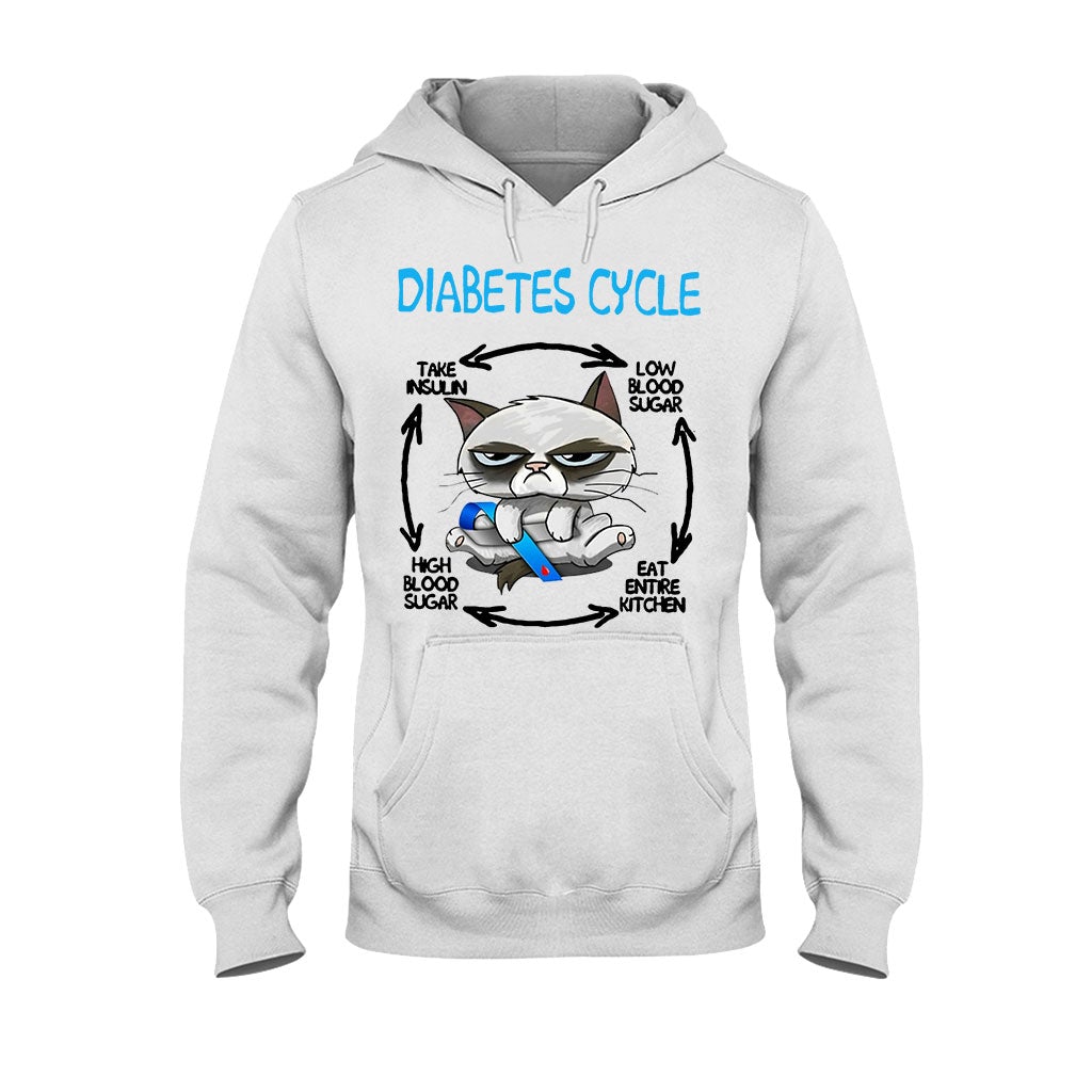 Diabetes Cycle - Diabetes Awareness T-shirt And Hoodie 082021