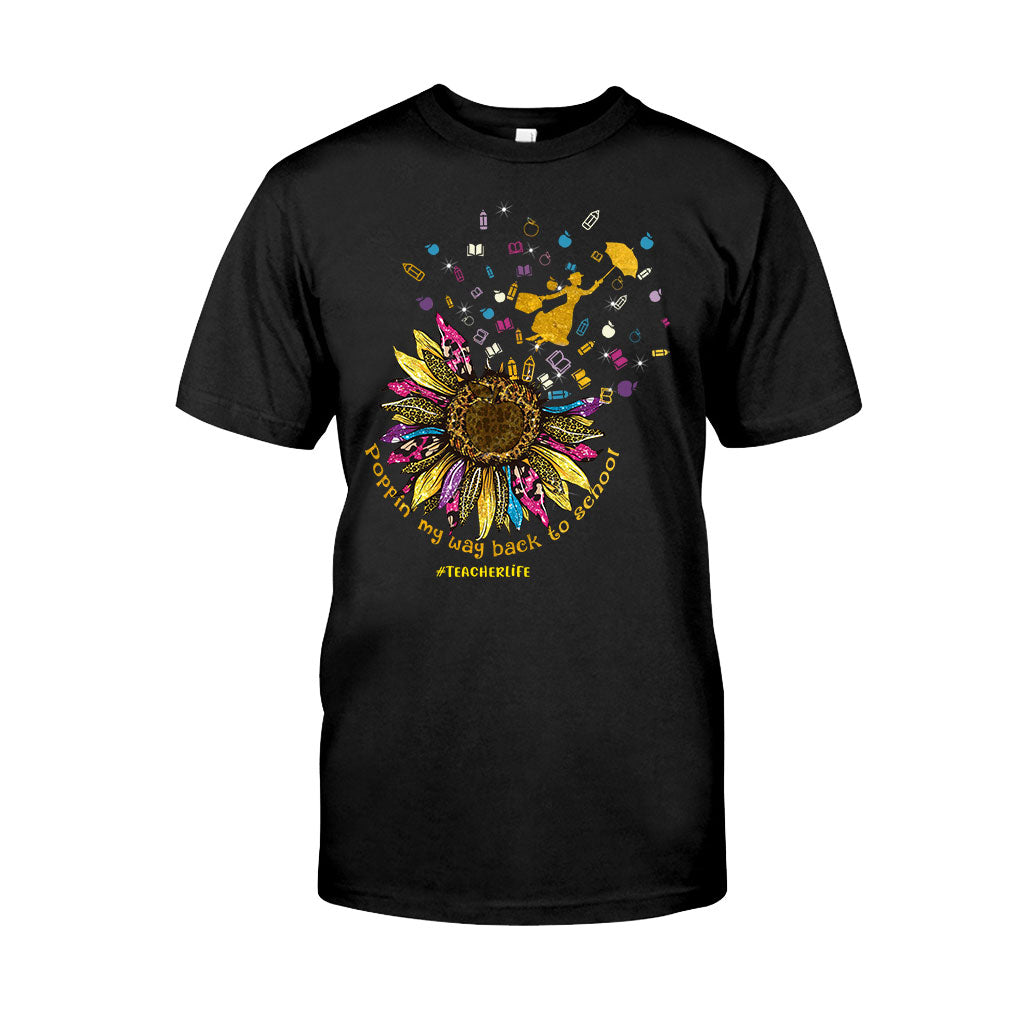 Poppin My Way Back To School - Personalized Teacher T-shirt and Hoodie