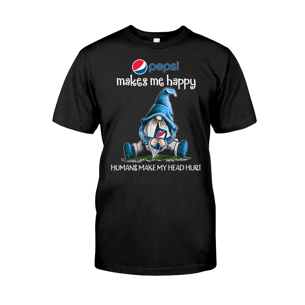 Humans Make My Head Blue Soft Drink T-shirt and Hoodie