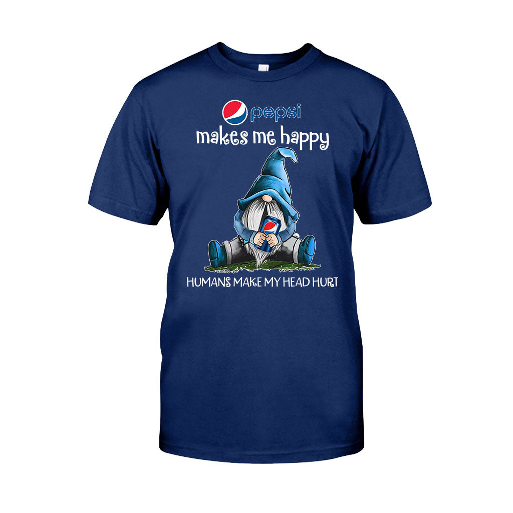 Humans Make My Head Blue Soft Drink T-shirt and Hoodie