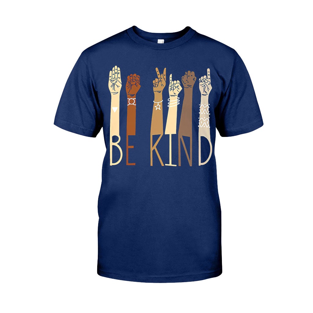 Be Kind  - American Sign Language T-shirt And Hoodie 062021