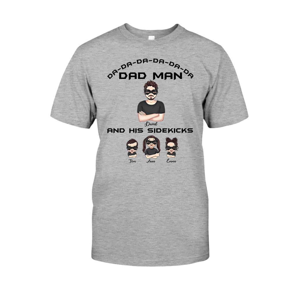 Dad Man Superhero Dad - Personalized Father T-shirt and Hoodie