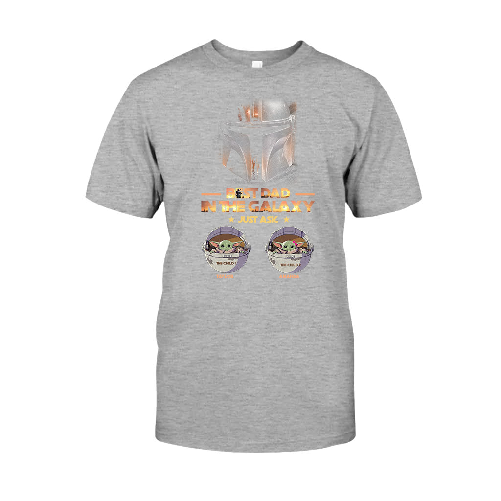 Best Dad In The Galaxy Father's Day - Personalized The Force T-shirt and Hoodie