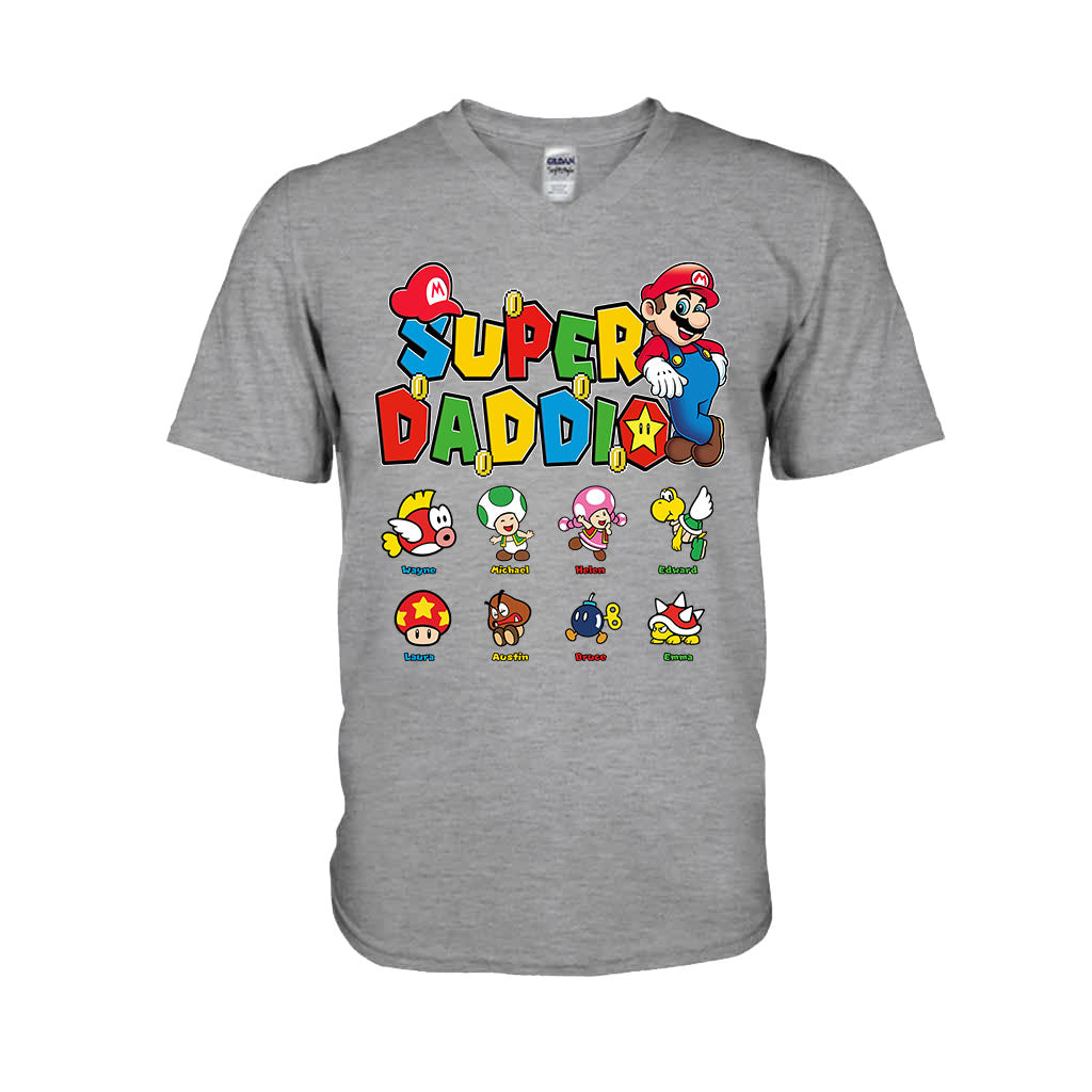 Super Daddio - Personalized Super Plumber T-shirt and Hoodie