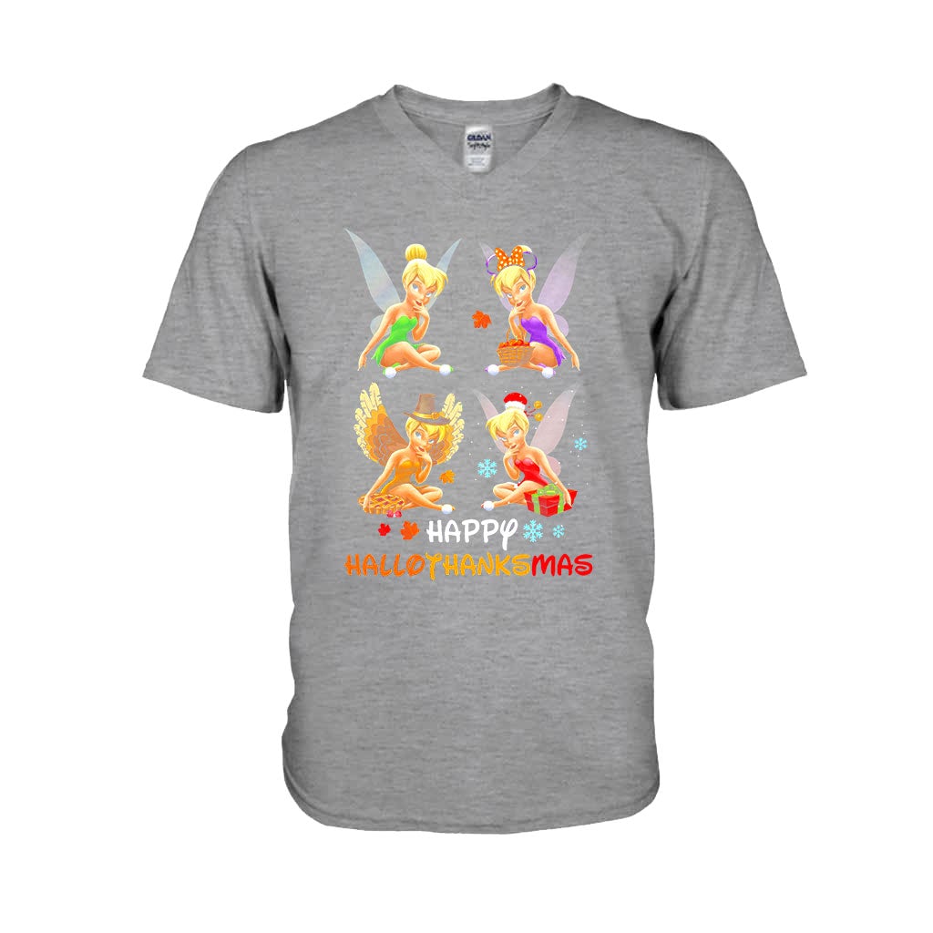 Happy HalloThanksMas Movie - T-shirt and Hoodie 112021