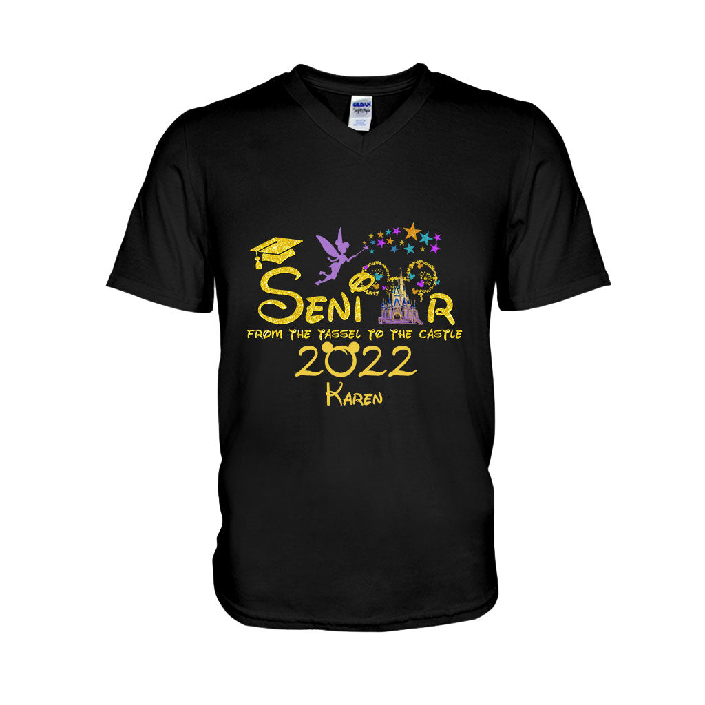 From The Tassel To The Castle - Personalized Graduation T-shirt and Hoodie