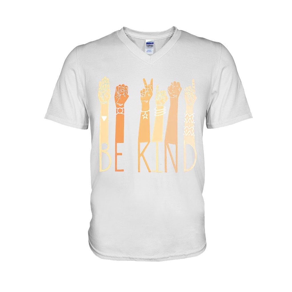 Be Kind  - American Sign Language T-shirt And Hoodie 062021