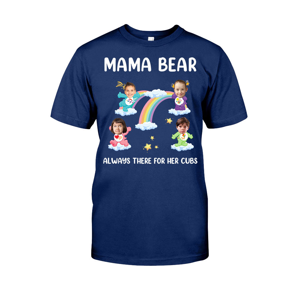 Mama Bear Always There For Her Cubs Care - Personalized Mother T-shirt And Hoodie