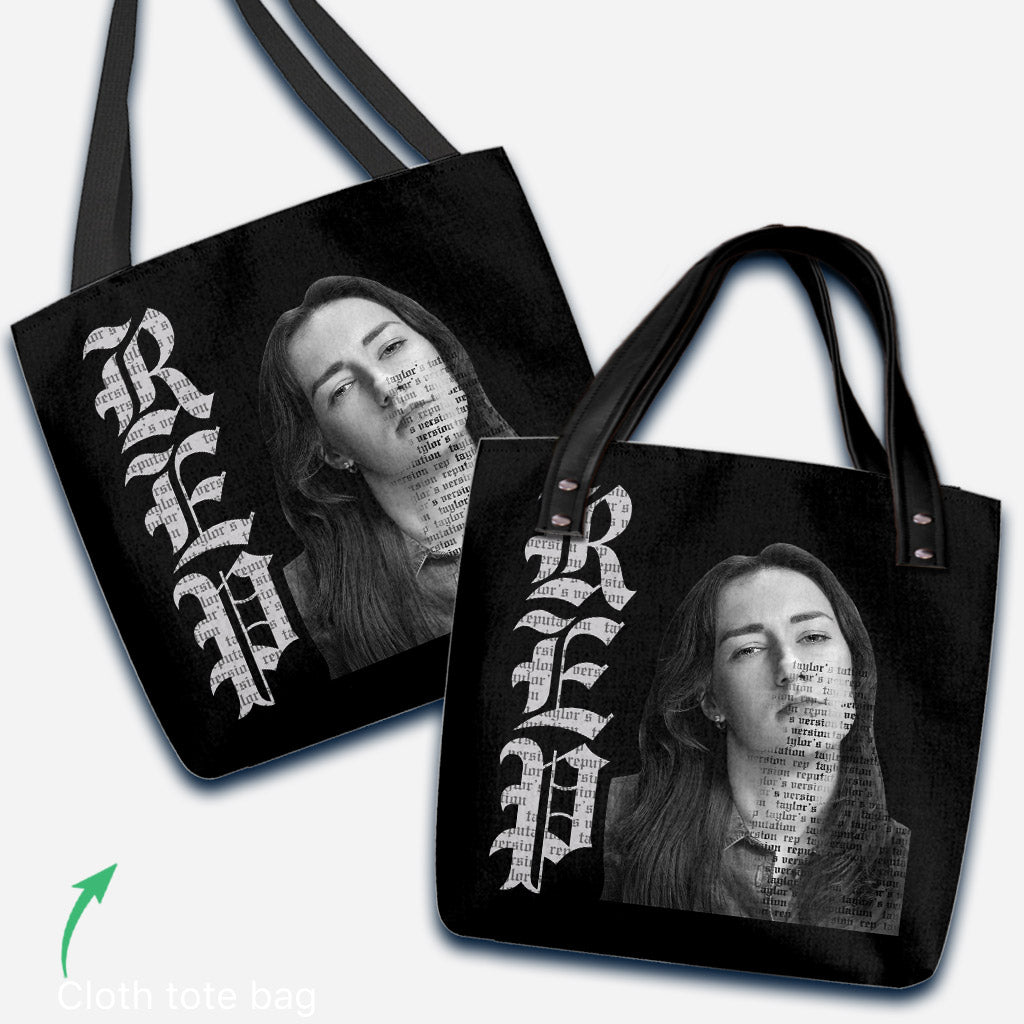 Custom Black And White Photo REP - Personalized Tay-tay Lover Tote Bag