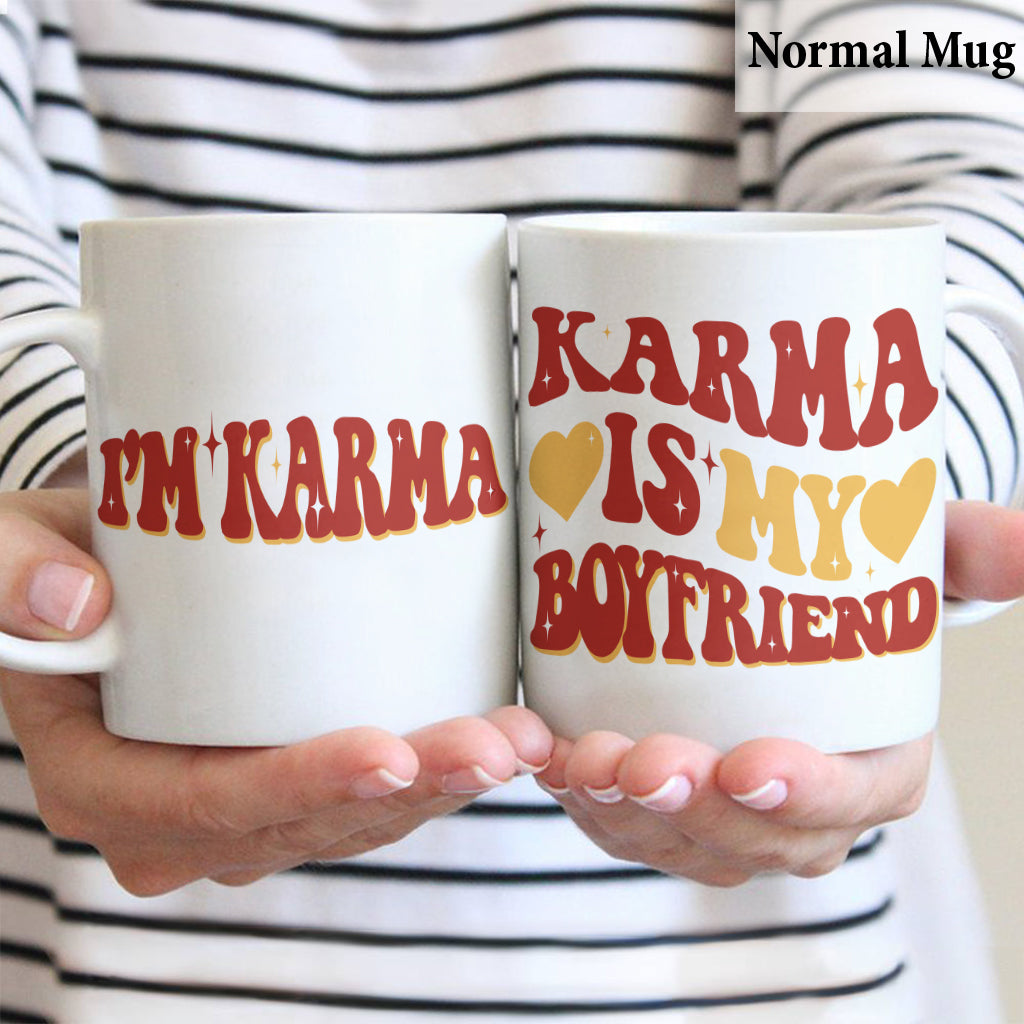 Karma Is My Bf Gf - Personalized Tay-tay Lover Mug