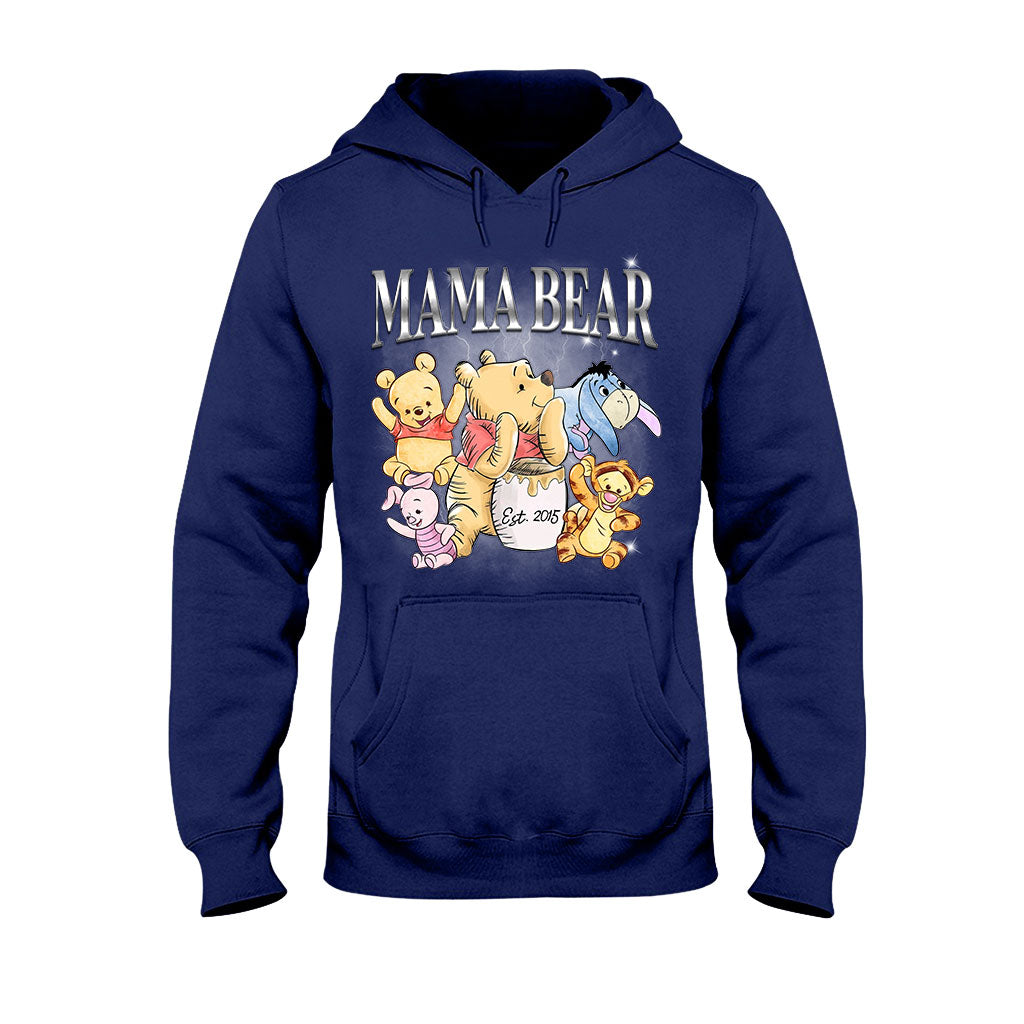 Mama Bear Bootleg Rap - Personalized Mother T-shirt And Hoodie