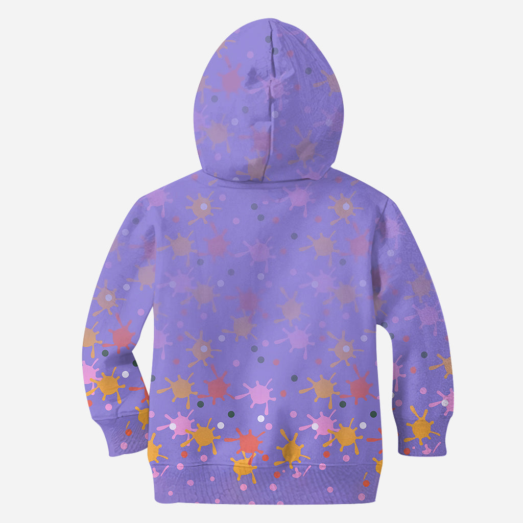 Just A Mama Raising Her Kids - Personalized 90's Cartoon Hoodie and Leggings