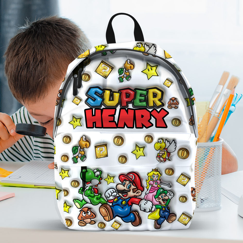 Super Mario - Personalized Super Plumber Backpack